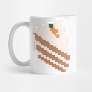 Carrot Cake Pixel Art Mug